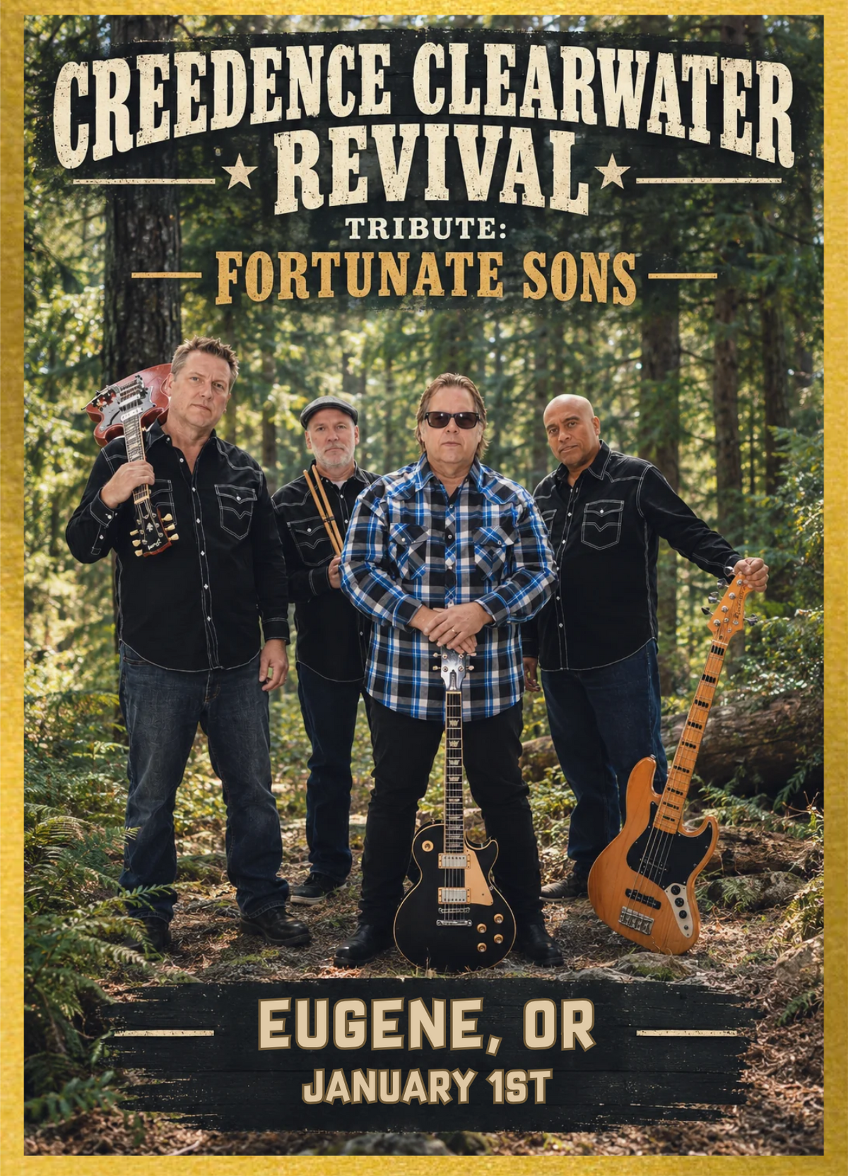 CREEDENCE CLEARWATER REVIVAL TRIBUTE - FORTUNATE SONS