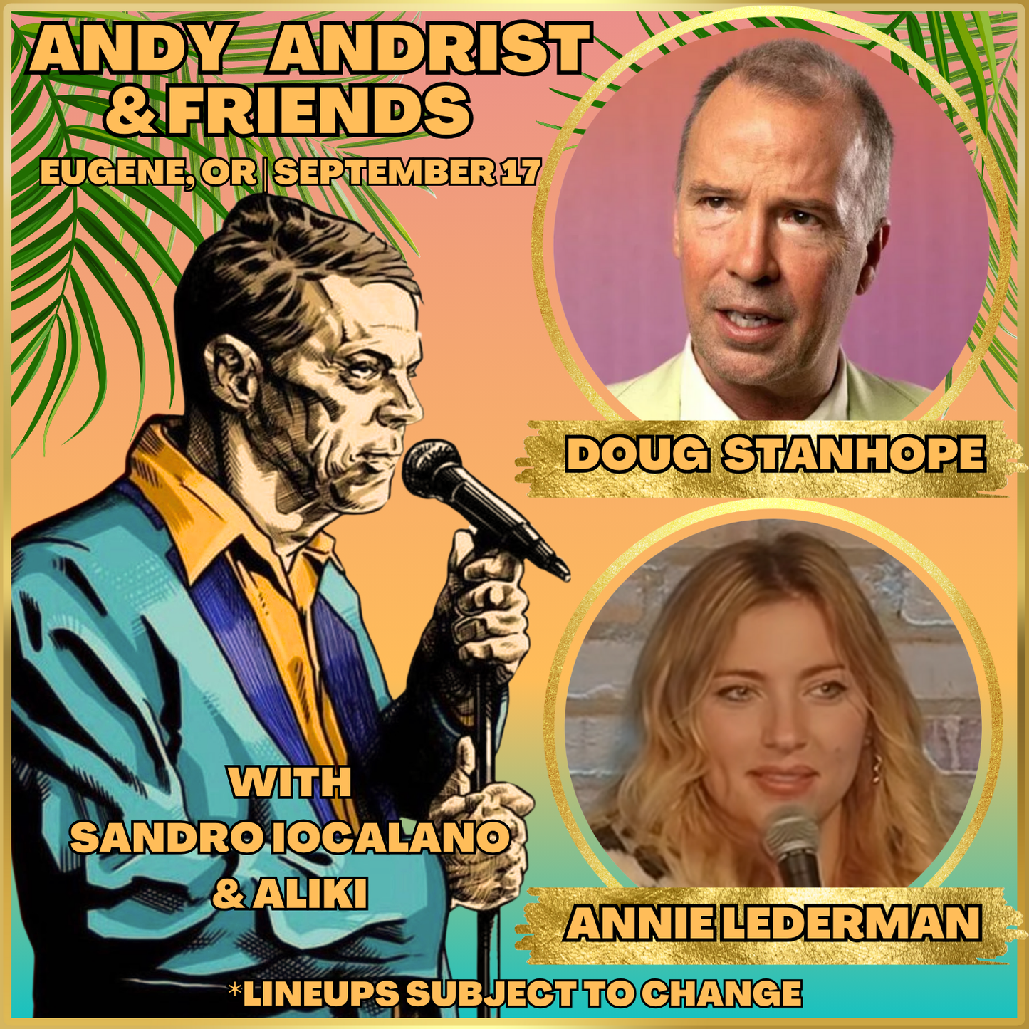 ANDY ANDRIST & FRIENDS W/ DOUG STANHOPE & ANNIE LEDERMAN