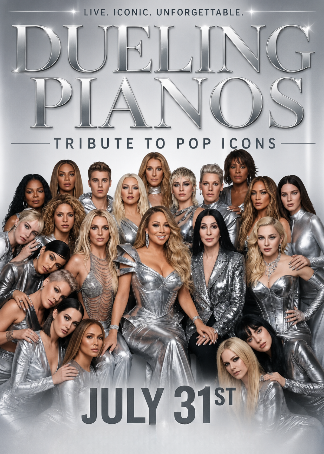DUELING PIANOS: TRIBUTE TO POP ICONS