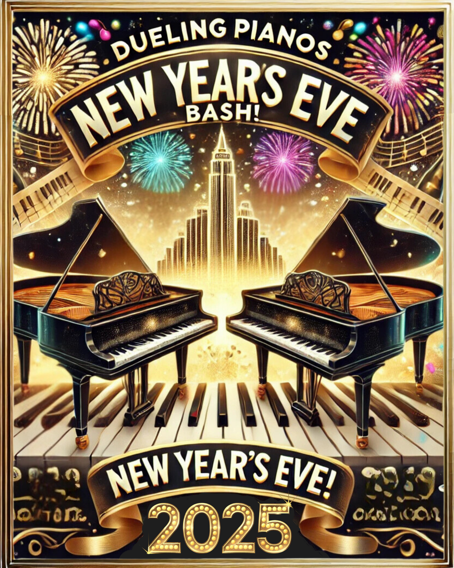 DUELING PIANOS: NEW YEAR'S EVE PARTY